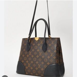 Louis Vuitton Brown and Black Monogram Tote